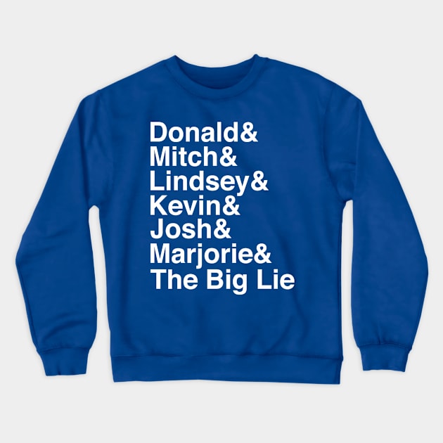 The Big Lie Name Stack Crewneck Sweatshirt by EthosWear